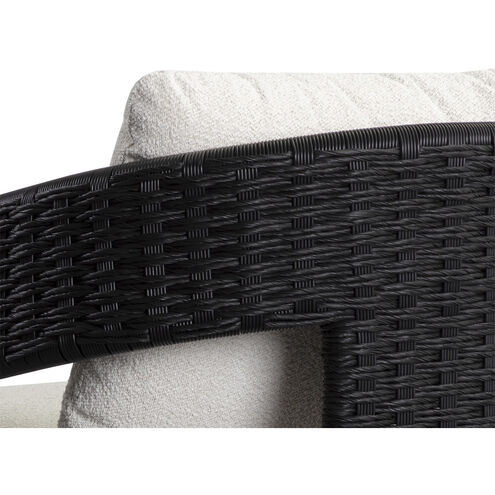 Pylos Black / Louis Cream Outdoor Dining Armchair